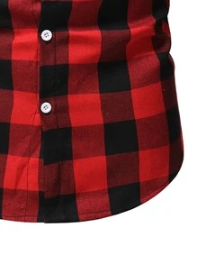 Manfinity Homme Men Gingham Print Shirt - Multicolor - View 6