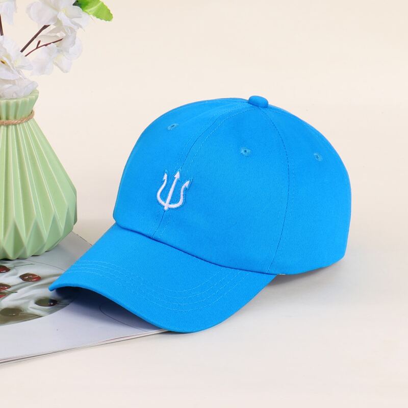 

Guys Simple Embroidery Baseball Cap, Baby blue