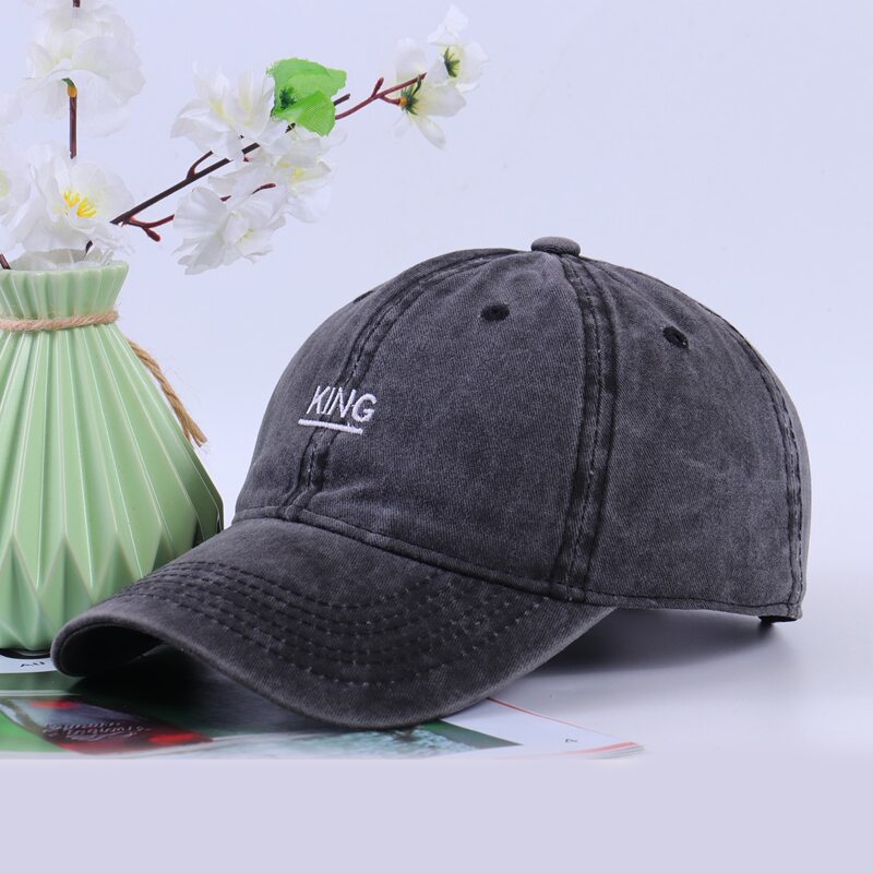 

Guys Letter Embroidery Baseball Cap, Black