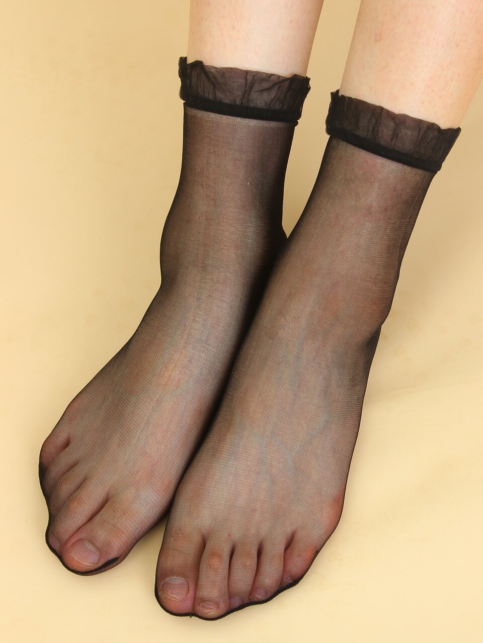 8pairs Mesh Crew Socks, Fall