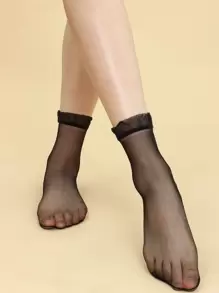 8 Pares De Calcetines De Malla