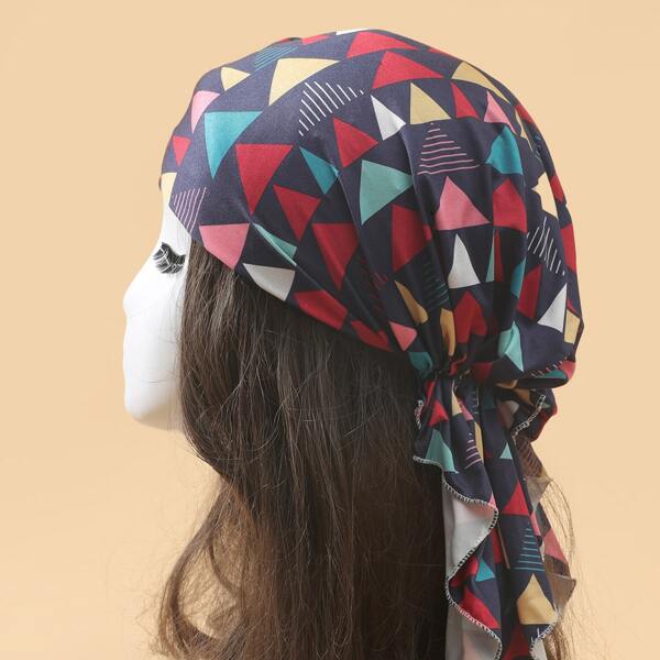 

Geometric Pattern Hat, Multicolor