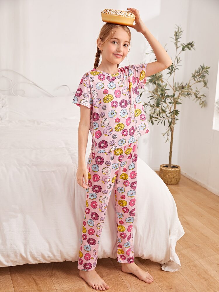 Homewear de Niñas todo estampado Dulce - Rosa - Añade 3