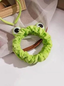 1 件可爱青蛙浴室/美容/化妆头带家居浴室装饰夏季