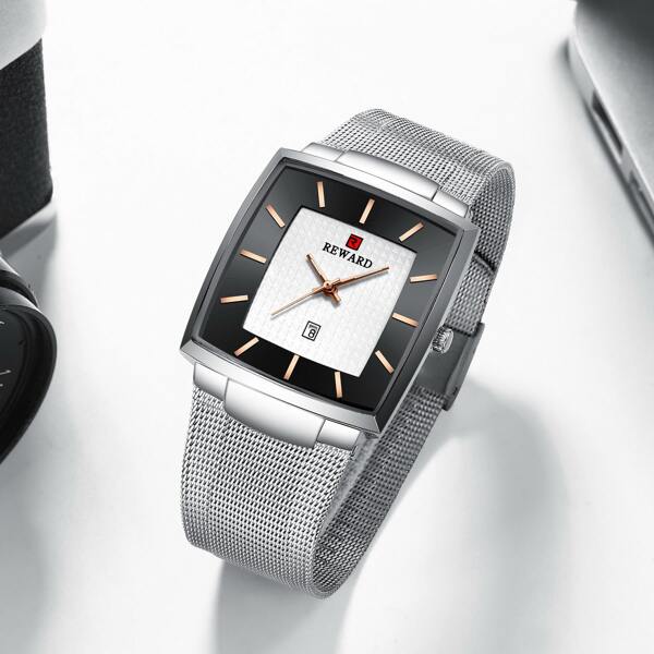 

Men Mesh Strap Ultra-thin Watch