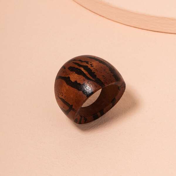 

1pc Chunky Ring, Multicolor