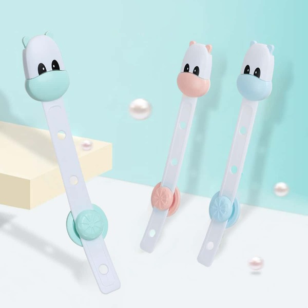 

2pcs Random Color Baby Cartoon Cabinet Safety Lock, Multicolor