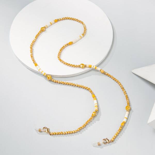 

Beaded Glasses Chain, Yellow