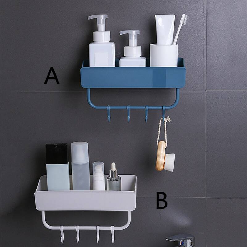 

1pc Wall Mounted Storage Rack, Multicolor