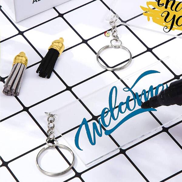 

15sets DIY Keychain, Silver