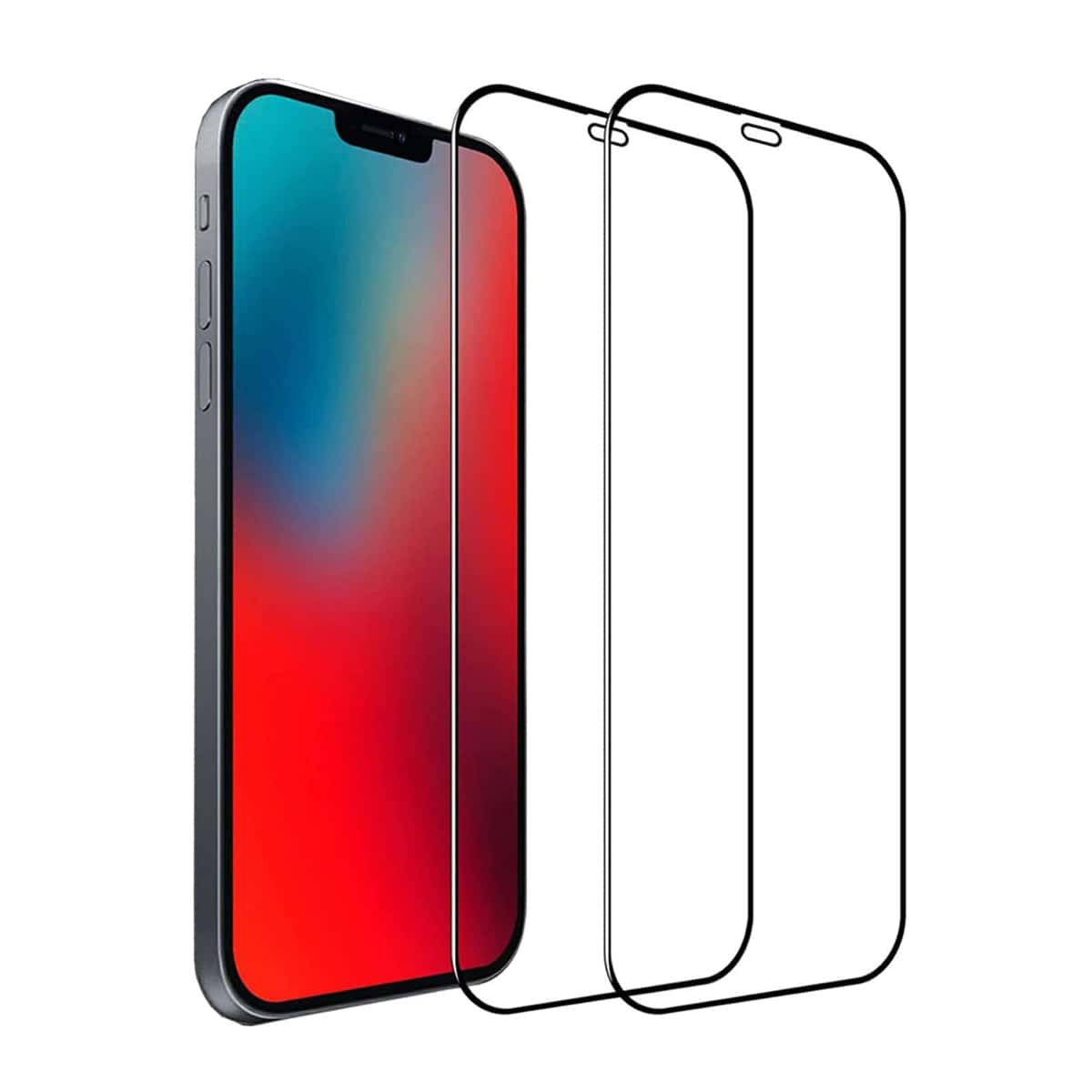 

2pcs Tempered Phone Protection Film, Clear