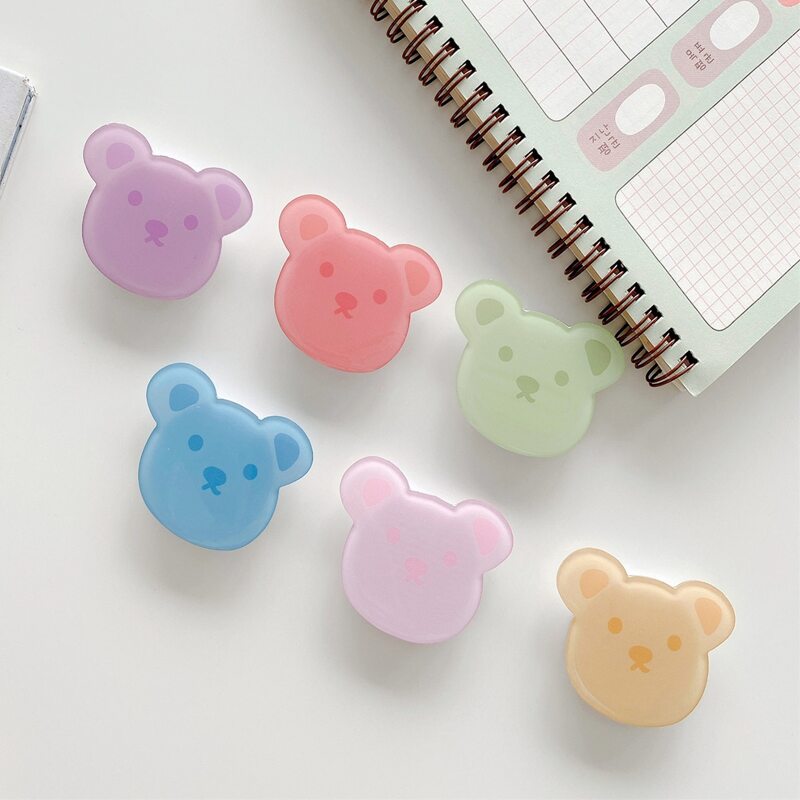 

1pc Bear Phone Holder, Multicolor
