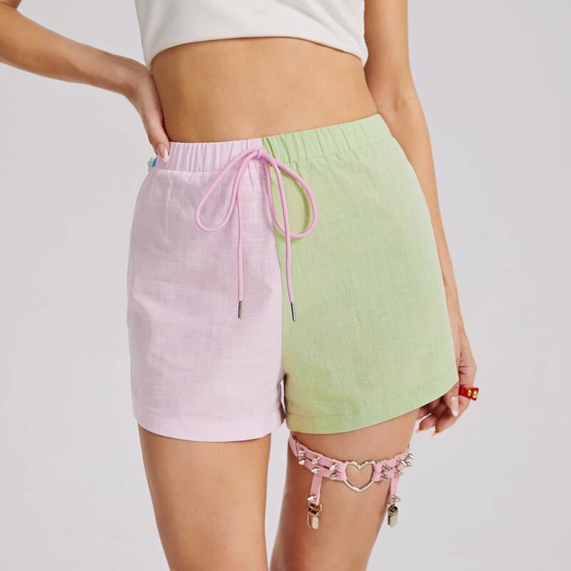 

Two Tone Shorts Without Belt, Multicolor