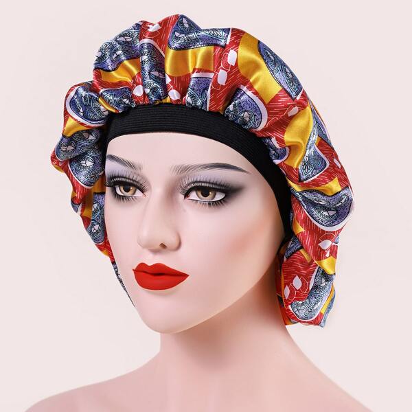 

Color Block Hair Bonnet, Multicolor