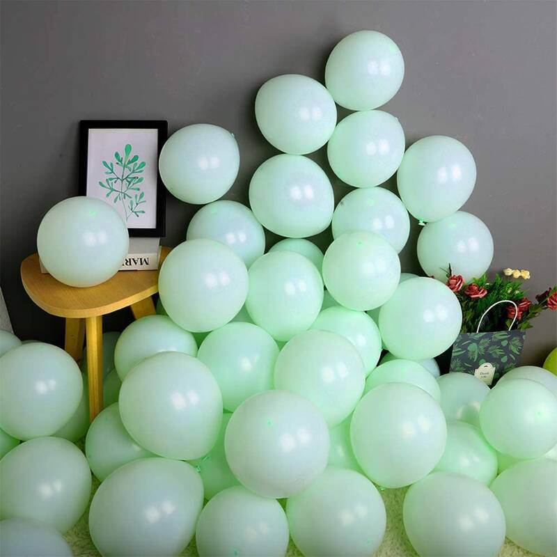 

20pcs Solid Balloon Set, Green