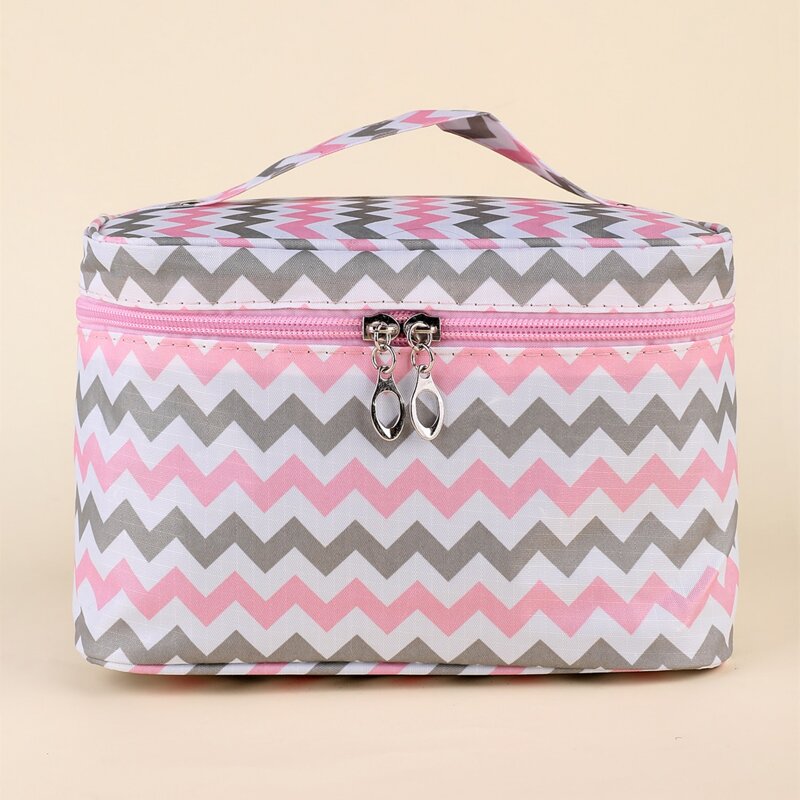 

Chevron Makeup Bag, Multicolor