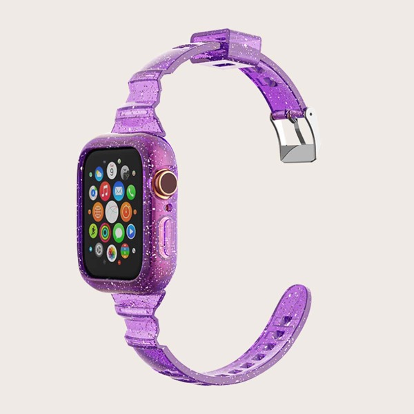 

Блестящий ремешок для часов iWatch, Пурпурный