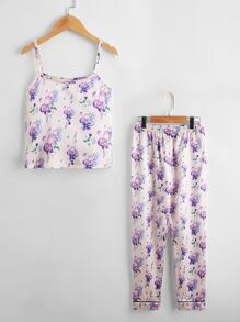 Đồ mặc nhà Gái Hoa Tất cả trên in Dễ thương - Nhiều màu - Xem 1