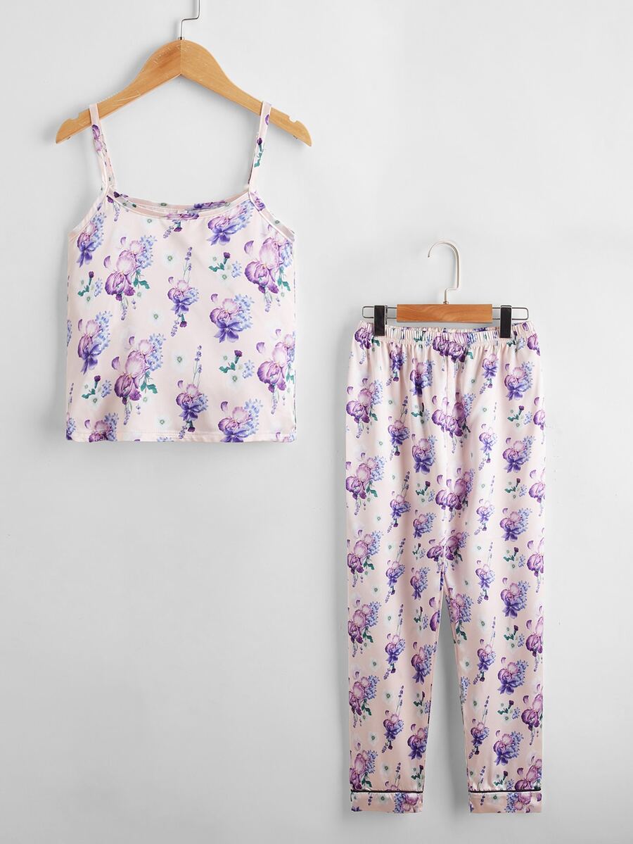 Đồ mặc nhà Gái Hoa Tất cả trên in Dễ thương - Nhiều màu - Xem 1