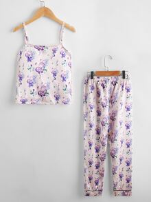 Đồ mặc nhà Gái Hoa Tất cả trên in Dễ thương - Nhiều màu - Xem 2