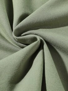 Manfinity Hypemode Men Pocket Letter Patched Combo Tee - Army Green - View 3