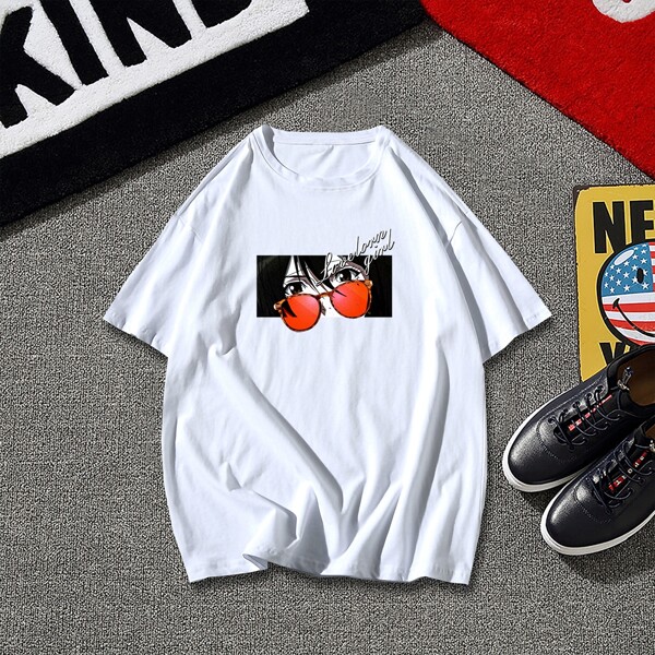 

Men Figure & Letter Graphic Tee, White