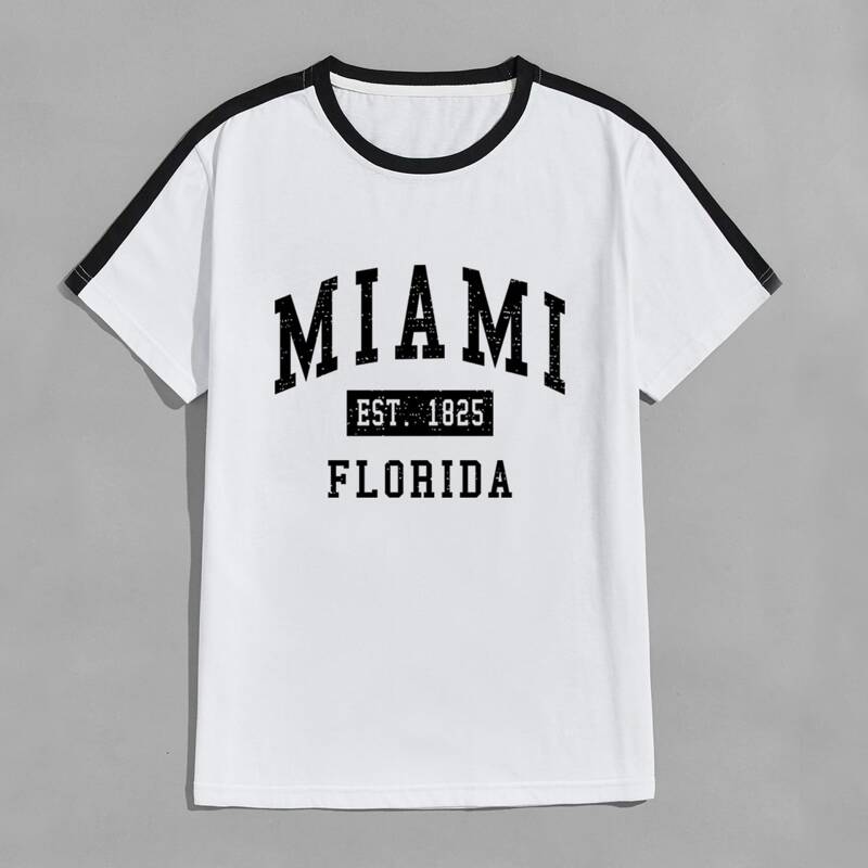 

Guys Letter Tee, White
