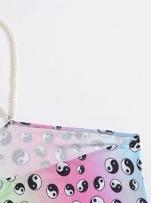 Áo Ngủ Kích Thước Lớn Ngọc trai Tất cả trên in Gợi cảm - Nhiều màu - Xem 4