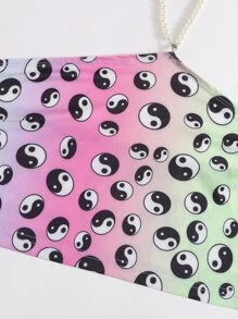 Áo Ngủ Kích Thước Lớn Ngọc trai Tất cả trên in Gợi cảm - Nhiều màu - Xem 5