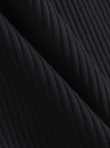 Toddler Girls Rib-knit Tee & Buckle Pants - Multicolor - View 3