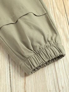 Toddler Girls Rib-knit Tee & Buckle Pants - Multicolor - View 5