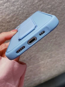 手掌帶支架手機殼 - 藍色 - 查看 5