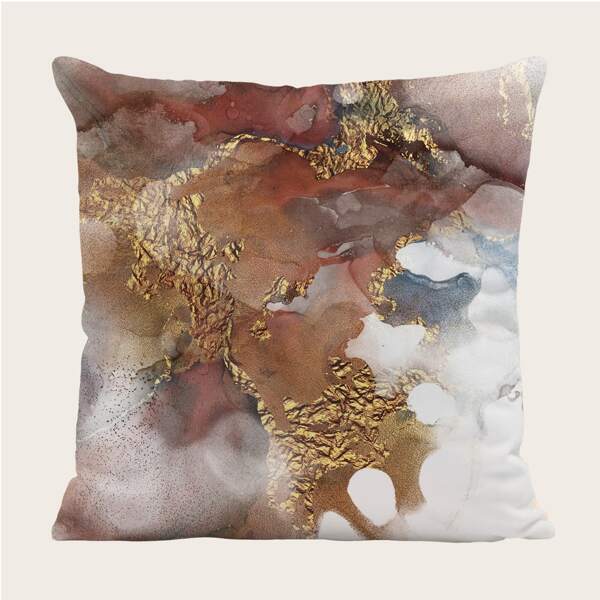 

Marble Pattern Cushion Cover Without Filler, Multicolor