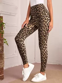 SHEIN Leopard Enkel Damasker - Multifärgad - Visa 1