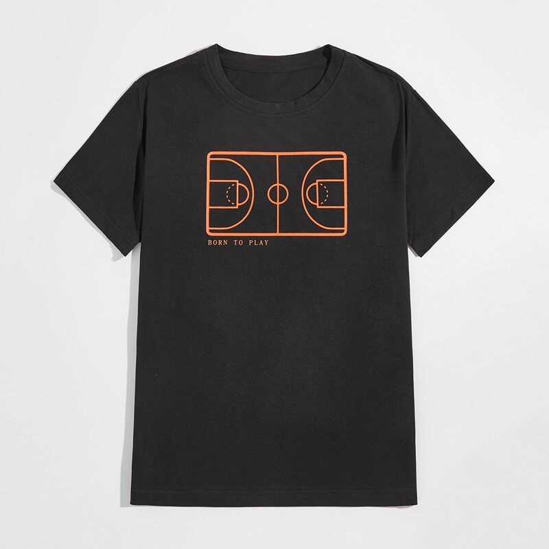 

Guys Letter Graphic Tee, White
