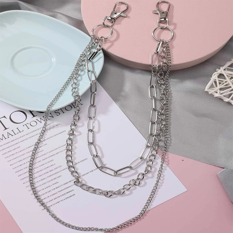

Layered Pants Chain, Silver