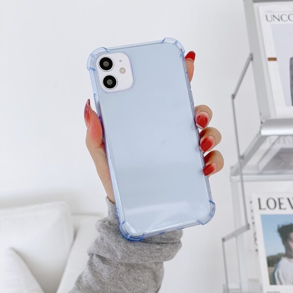 

Clear Phone Case, Blue