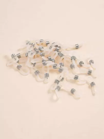50pcs Glasses Rubber Loop End Glasses Accessories For Women