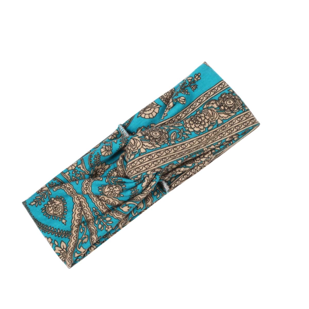 

Floral Twist Hair Band, Green