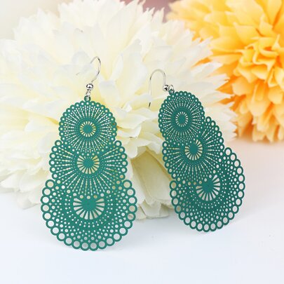 Hollow Out Drop Earrings
