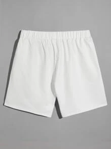 Manfinity Quần Short NamThú vậtLá thưĐường phố - trắng - Xem 2