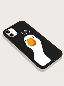 Hộp đựng điện thoại vịt hoạt hình - màu đen - Xem 3