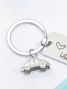 街頭男女車鑰匙扣