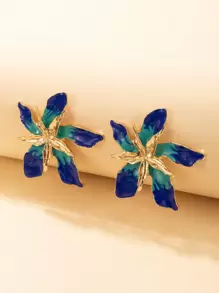 imoli Flower Design Earrings Valentines - Multicolor - View 1