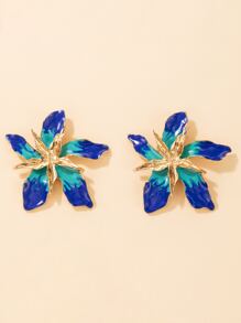 imoli Flower Design Earrings Valentines - Multicolor - View 3
