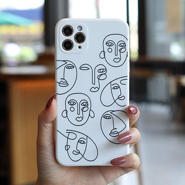 

Abstract Face Phone Case, Multicolor