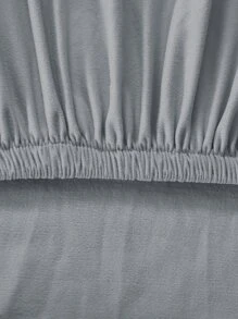 1入組素色沙發坐墊套 - 灰色 - 查看 5