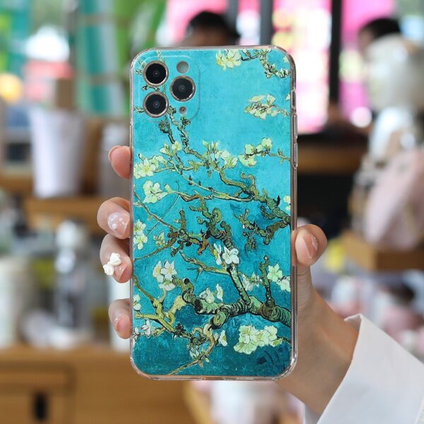 

Flower Oil Painting Phone Case, Multicolor
