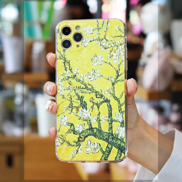 

Flower Oil Painting Phone Case, Multicolor