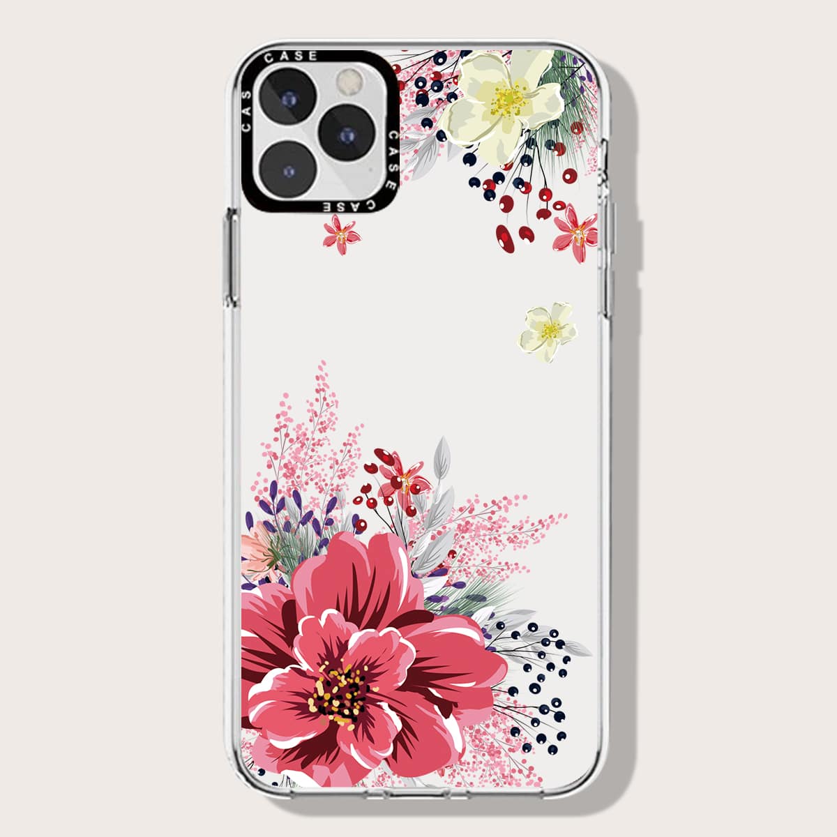 

Floral Phone Case, White